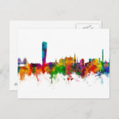 Malmo Sweden Skyline Briefkaart (Voorkant / Achterkant)
