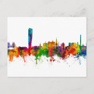 Malmo Sweden Skyline Briefkaart