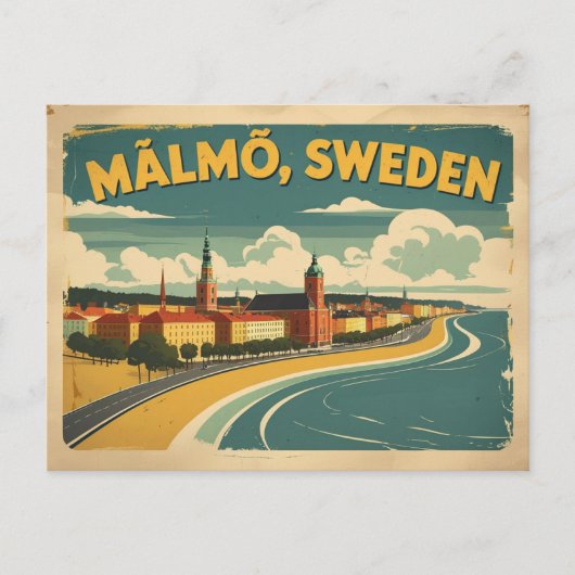 Malmo Sweden the Modern Coastal Gem Briefkaart (Voorkant)