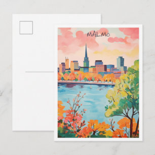 Malmö Zweden Kunst Reizen Briefkaart