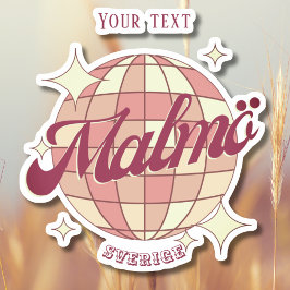 Malmö Zweden Sverige decor Eurovisie 2024 Sticker