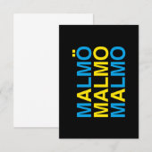 MALMO Zweedse vlag (Voorkant / Achterkant)