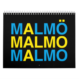 MALMO Zweedse vlag Kalender