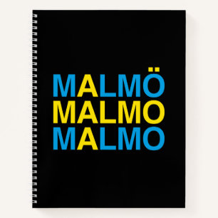 MALMO Zweedse vlag Notitieboek