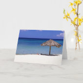 Malmok Beach, Aruba, Nederlandse Antillen Kaart (Gele Bloem)