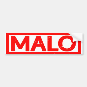 Malo stempel bumpersticker