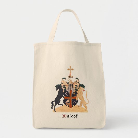 Maloof Family Crest Tote Bag (Voorkant)