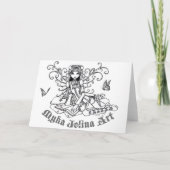 Malory Violet Tattoo Angel Kaart (Achterkant)