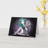 Malory Violet Tattoo Angel Kaart (Gele Bloem)