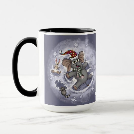 Malphanumérique Wilbur Anges de neige Mug (Gauche)