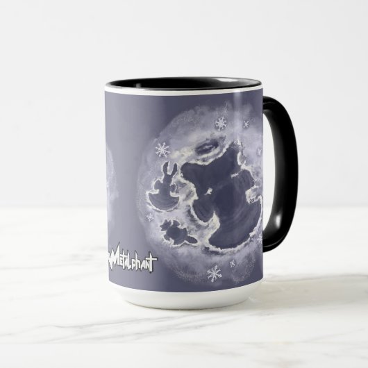 Malphanumérique Wilbur Anges de neige Mug (Devant droit)