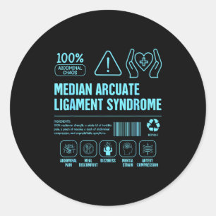 Mals bewustzijn median arcuate ligament syndroom ronde sticker