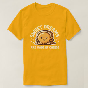 Malse Gegrilde Kaas Sandwich Slaap Mals Kaas T-shirt