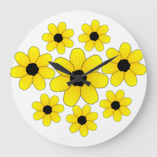 malse zonnebloemen voor mooi huis grote klok
