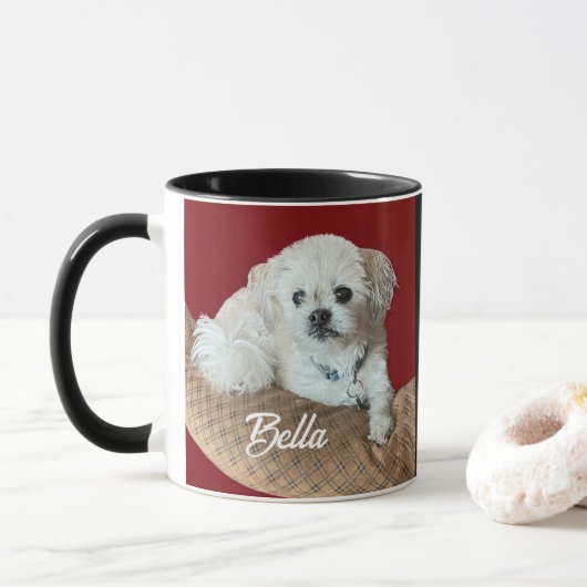 Malshi Combo Mug With Text (Avec donut)