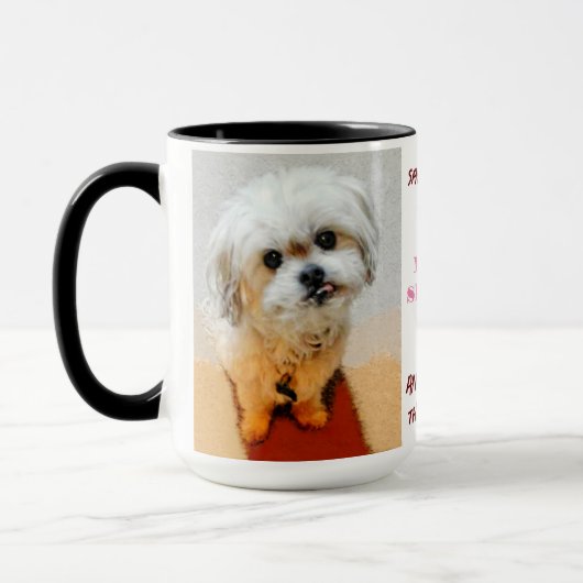 Malshi Dit Ce Que Vous Voulez Mug À Deux Tons (Gauche)