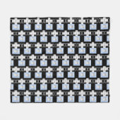 Malshi fleece deken met tekst (Voorkant (Horizontaal))