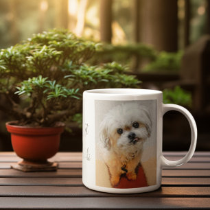 Malshi-hond met tekst koffiemok
