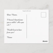 Malshi-hond Wonder Ansichtkaart Briefkaart (Achterkant)