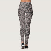 Malt Chocolate Animal Print Leggings vrouwen (Achterkant)