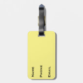 Malta-Bagagelabel Bagagelabel (Achterkant verticaal)