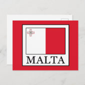 Malta Briefkaart (Voorkant / Achterkant)