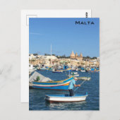 Malta Briefkaart (Voorkant / Achterkant)
