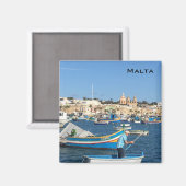 Malta Briefkaart Magneet (Voorkant / Achterkant)