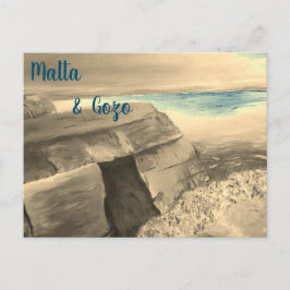 Malta en Gozo Ansichtkaart Briefkaart