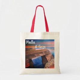 Malta en Gozo souvenir Canvas tas