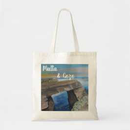 Malta en Gozo souvenir Canvas tas
