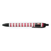 Malta Flag Cute Patriotic Zwarte Inkt Pen (Bodem)
