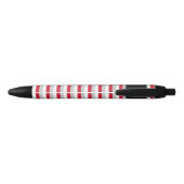 Malta Flag Cute Patriotic Zwarte Inkt Pen (Achterkant)