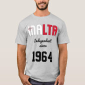 Malta Flag Independence Celebration T-shirt (Voorkant)