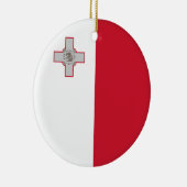 Malta Flag Ornament (Rechts)