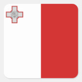 Malta Flag Sticker (Voorkant)