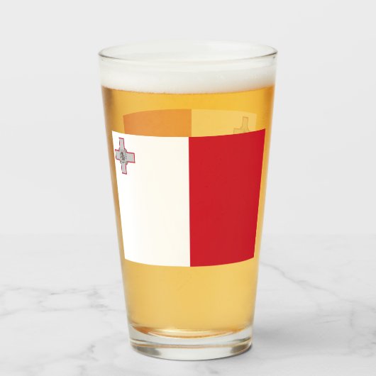 Malta Glas (Voorkant gevuld)