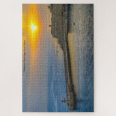 Malta Harbour Sunset. Jigzaag Puzzle Legpuzzel (Verticaal)