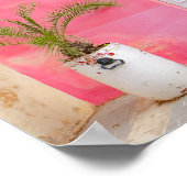 💖 Malta in Pink 🌴 Poster (Hoek)