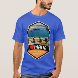 Malta kanonnen batterij t-shirt