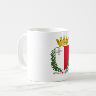 Malta land wapen wapenschild symbool embleem vlag koffiemok