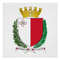 Malta land wapen wapenschild symbool embleem vlag