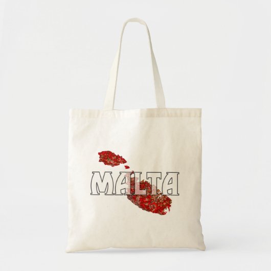 Malta Large Canvas tas (Voorkant)