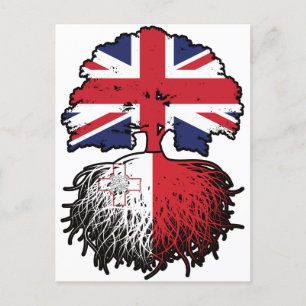 Malta Maltese UK Verenigd Koninkrijk Briefkaart