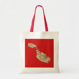 Malta Map Bag Tote Bag