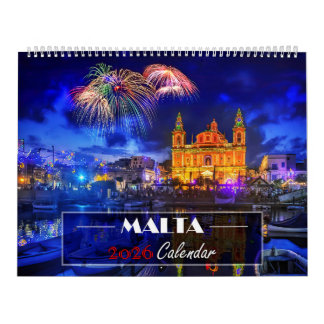 Malta Mooie Landschapsfoto's Kalender van 2026