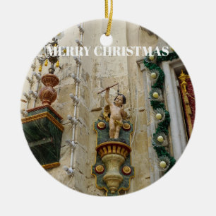 Malta Panorama keramisch kerstreisversiering Ornament
