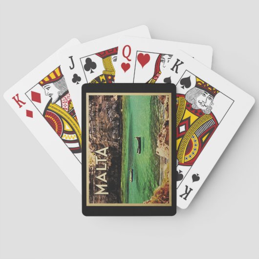 Malta  pokerkaarten (Achterkant)