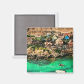 Malta, Popeye Village Magneet (Voorkant / Achterkant)