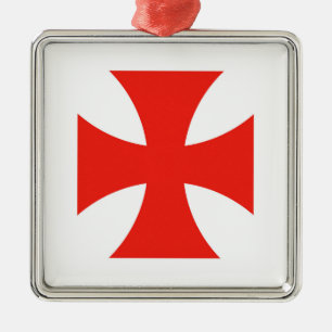 malta templar knipt symbool voor rode kruis metalen ornament